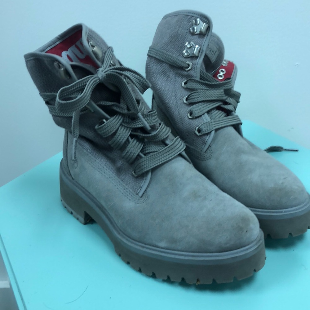 Timberland combat boots